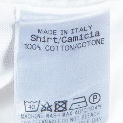 Gucci Men's White Slim Fit Shirt M