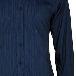 Gucci Men's Blue Pinstripe Shirt M