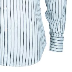 Gucci Men's White Striped Cotton Shirt M
