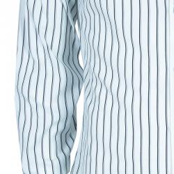 Gucci Men's White Striped Cotton Shirt M