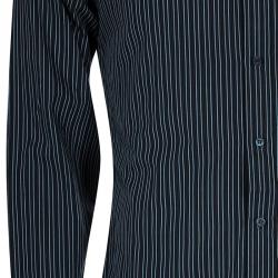 Gucci Men's Black Striped Slim Fit Shirt M