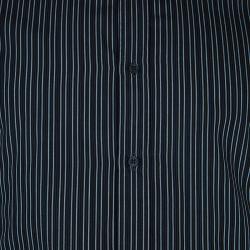 Gucci Men's Black Striped Slim Fit Shirt M
