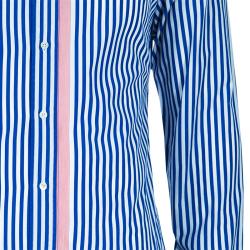 Gucci Men's Blue Striped Shirt M