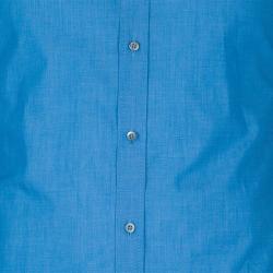 Gucci Men's Blue Slim Fit Shirt M
