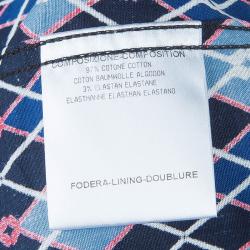Gucci Men's Diagonal Link Fitted Cotton Shirt  M