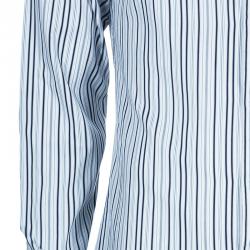 Gucci Men's  Navy Striped Shirt M
