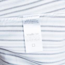 Gucci Men's  Navy Striped Shirt M