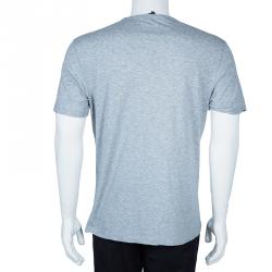 Gucci Men's Grey Printed T-Shirt XL