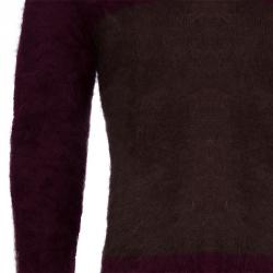 Pre Owned بلوفر غوتشي أنغورا كتل لونية رجالي M