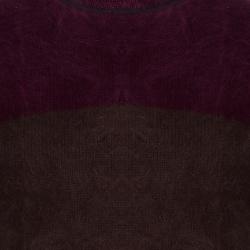 Pre Owned بلوفر غوتشي أنغورا كتل لونية رجالي M