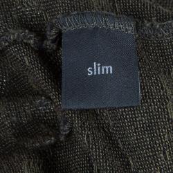 Gucci Men's Olive Green GG Polo Shirt S/M