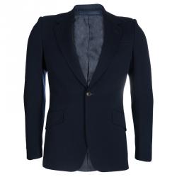 Gucci Navy Blue Wool Blazer S