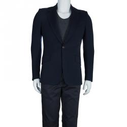 Gucci Navy Blue Wool Blazer S