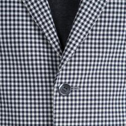 Gucci Monochrome Shepherds Check Regular Fit Blazer M