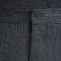 Gucci Grey Herringbone Stripe Wool Suit L