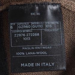 Gucci Grey Wool Crew Neck Sweater M