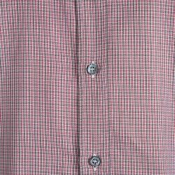 Gucci Multicolor Checked Cotton Contrast Collar Long Sleeve Button Front Shirt 4XL