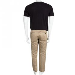 Gucci Brown Tailored Regular Fit Trousers M