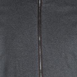 Pre Owned Gucci Grey Webstripe Detail Zip Front Sweatshirt XXL