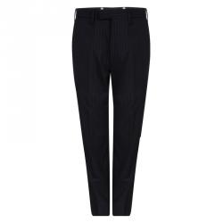 Gucci Black Striped Wool Suit S