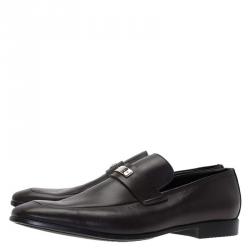Gucci Brown Leather Loafers Size 42.5