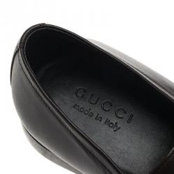 Gucci Brown Leather Loafers Size 42.5