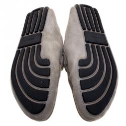 Gucci Grey Suede Bit Loafers Size 43.5