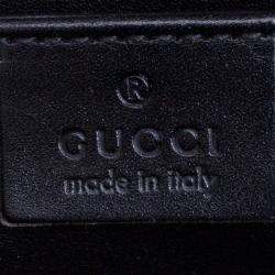 Pre Owned Gucci Black Nylon Zip Pouch