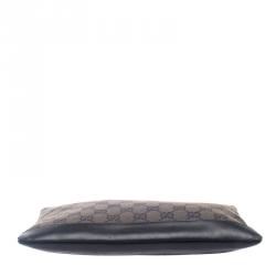 Pre Owned Gucci Dark Brown GG Canvas Vintage Pouch