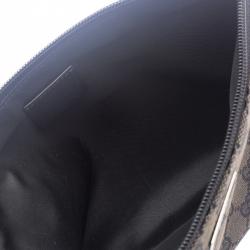 Pre Owned Gucci Dark Brown GG Canvas Vintage Pouch