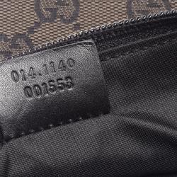 Pre Owned Gucci Dark Brown GG Canvas Vintage Pouch