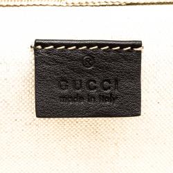 Gucci Beige/Ebony GG Supreme Canvas Medium Four Wheel Carry-On Suitcase 