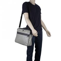 Gucci Brown GG Coated Canvas and Leather Medium Briefcase