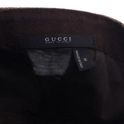 Gucci Guccissima Canvas Web Detail Baseball Cap Size M