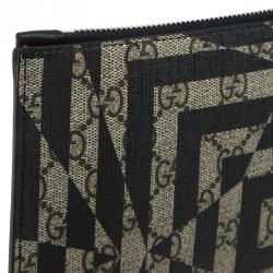 Pre Owned حقيبة يد صغيرة غوتشي GG كاليدو بحمالة كانفاس مقوى بني