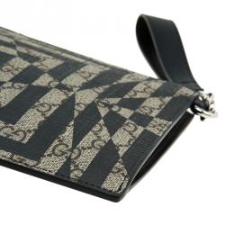 Pre Owned حقيبة يد صغيرة غوتشي GG كاليدو بحمالة كانفاس مقوى بني