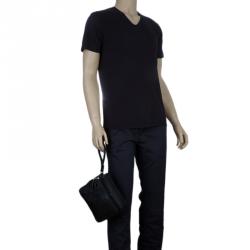 Gucci Black GG Nylon Pouch Bag
