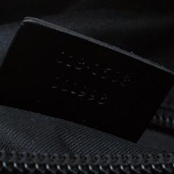 Gucci Black GG Nylon Pouch Bag