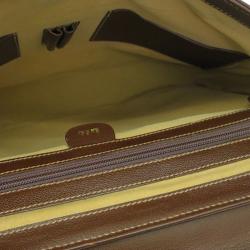 Gucci Brown Leather Briefcase