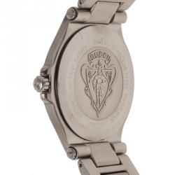 Gucci Black Stainless Steel 9040M Men's Wristwatch 35 mm