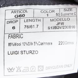 Guy Laroche Grey Wool Luigi Sturzo Suit L
