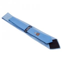 مملوكة مسبقًا Hermes Blue Woven H Logo Silk Tie
