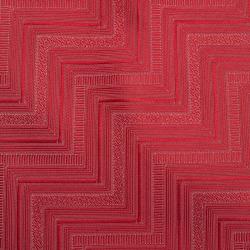 مملوكة مسبقًا Hermes Red Zig Zag Pattern Woven Silk Tie