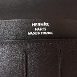 Hermes Black Leather Citizen Wallet