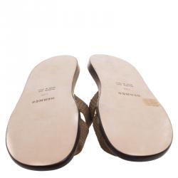 Hermes Beige Python Izmir Sandals Size 43.5