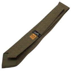 Pre Owned Hermes Green Printed Silk Tie