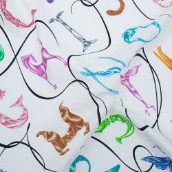 Pre Owned وشاح هيرمس فون ليتر حرير متعدد الألوان مربع