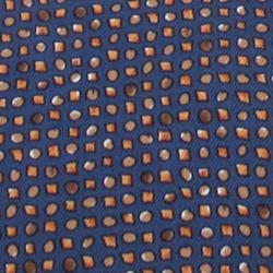 Pre Owned Hermes Blue Polka Dot Printed Silk Tie