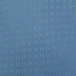 Pre Owned Hermes Light Blue H Logo Silk Tie
