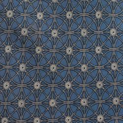 Pre Owned Hermes Blue Printed Silk Tie